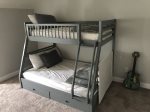Bedroom 5: Upstairs Bonus Bunkbed - Double mattress on the bottom and twin mattress on top - also an additional twin bed